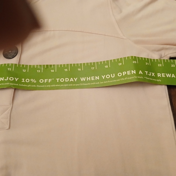 Ali Miles 3/4 sleeve top; soft pink; size xl - Picture 7 of 9